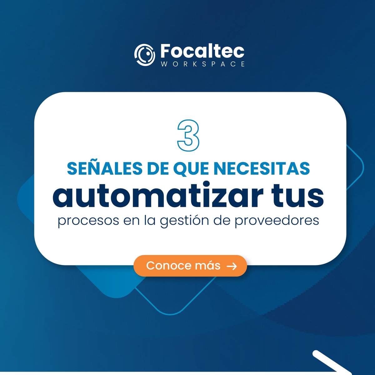 focaltec's tweet image. ¿Tu gestión de gastos y proveedores sigue siendo manual?
Si estas tres señales te resultan familiares, es momento de automatizar tus procesos y ganar eficiencia operativa.
.
.
.
#focaltec #focaltecworkspace #gestionempresarial #gestiondenegocio #empresasmexico