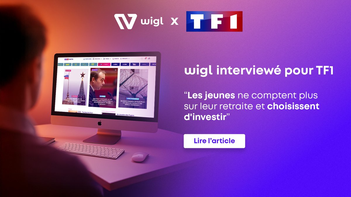 Les jeunes n’ont jamais été aussi motivés à épargner… et nous en avons parlé sur TF1 ! 💻

Avec la Wigl Academy, nous allons encore plus loin : nous transmettons les bases de l’éducation financière pour rendre l’investissement vraiment accessible à tous. 💡🚀

Pour les curieux