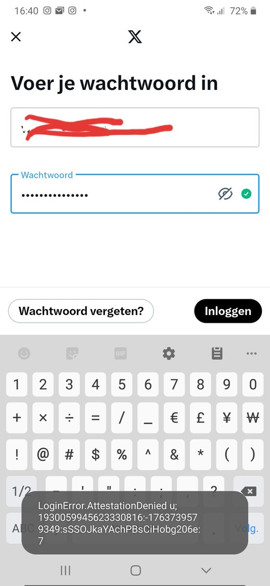 codebuzznl's tweet image. Fun eh.. adding a second account. Attestation error!? WTF. @elonmusk what is this about? I wasn&apos;t having things like this when Jack ran stuff.