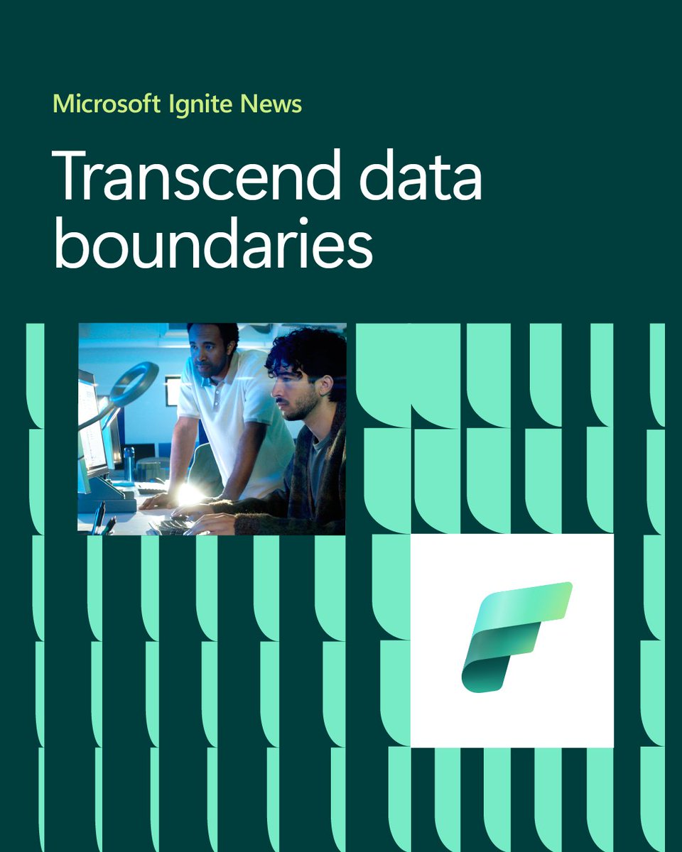 MSDevNo's tweet image. 📣 Now together in Microsoft Fabric: The agility of Azure Cosmos DB and the precision of SQL database in Fabric. Bridge your data worlds to fuel the next generation of AI workloads.
Learn more: msft.it/6018tpHqm
