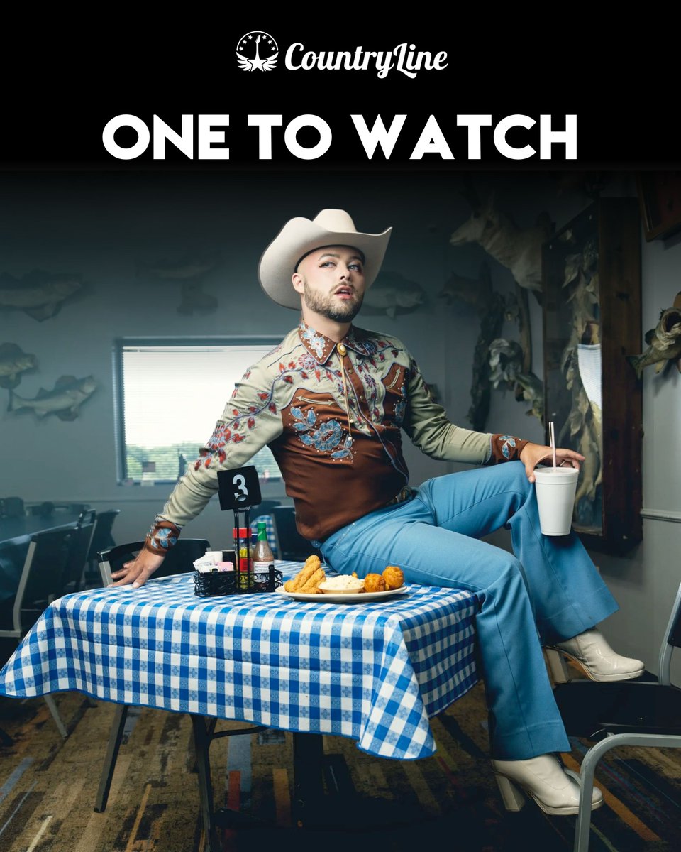 CountryLineTV's tweet image. On this week's One To Watch, Southern-born, spectrum-bright, and fearless to his core, #AdamMac is rewriting what country music looks and sounds like. ⭐️