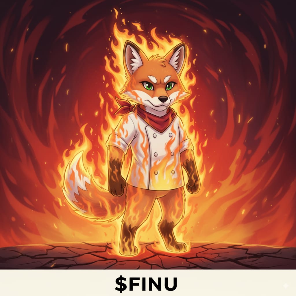 The fire 🔥 will refine $finu 
The Fox 🦊 on 🔥 

3roGjzv4TeaWFN8VN6hfUKAsmoVUrYmmB2Dz3NYF1GAA
