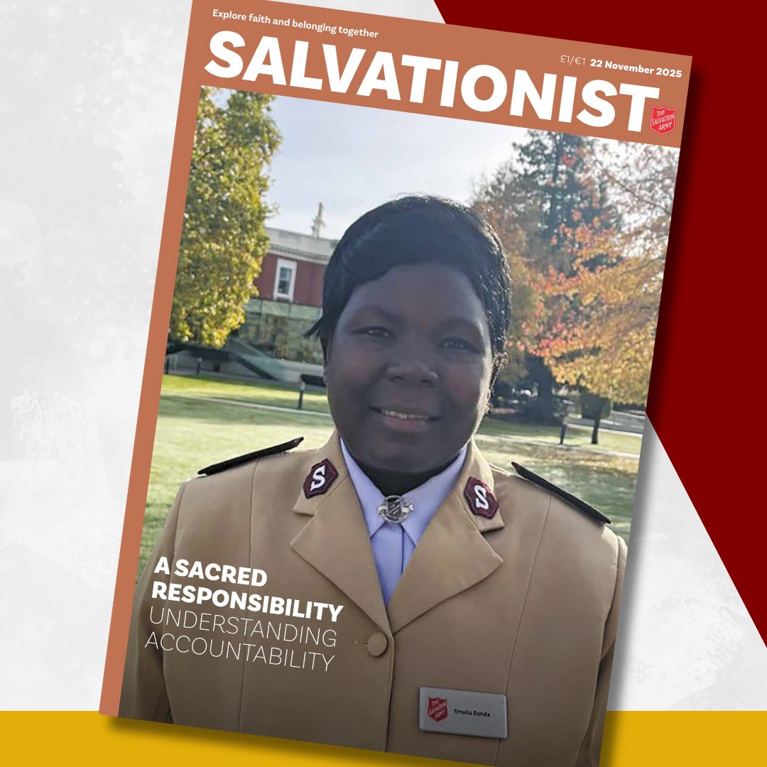How can we empower, encourage and equip each other? Explore the value of mutual accountability with us in this week's issue of Salvationist.

Subscribe to the magazine or read articles from the issue online: salvationist.org.uk/magazine.