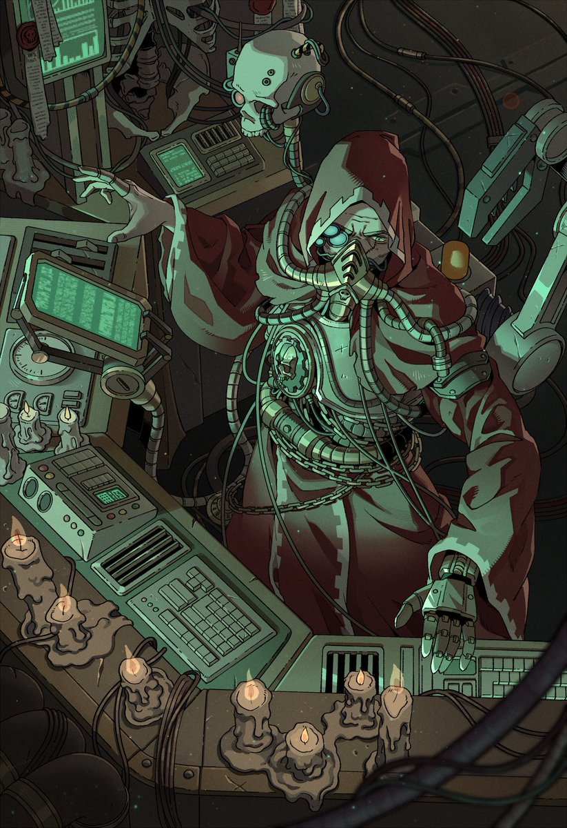 #RogueTrader  #wh40k
"Ahhh——! ! So busy!"