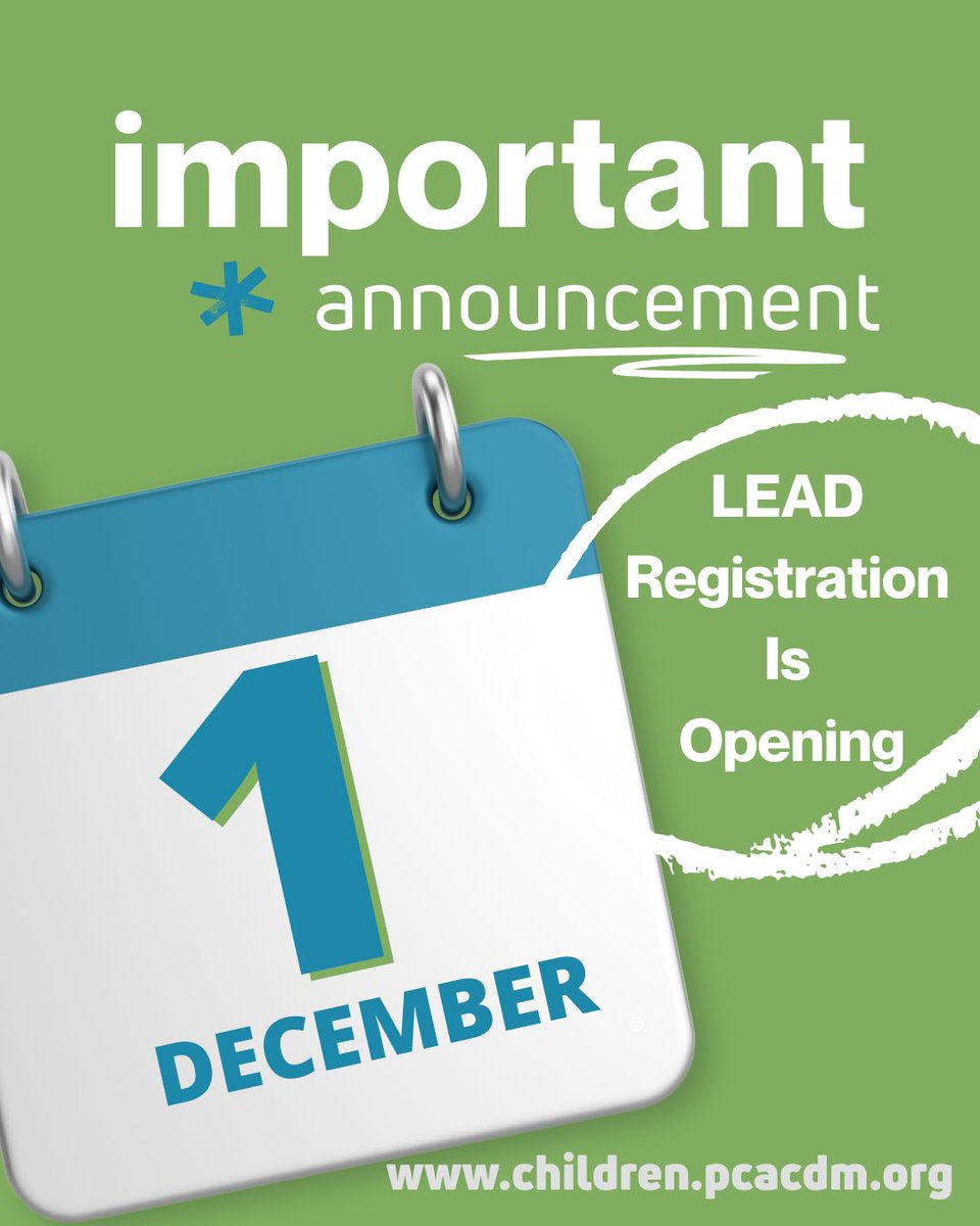 GCP_Publication's tweet image. Mark your calendars! The PCA Children's Ministry LEAD retreat registration is opening Monday, December 1st. Register early to reserve your spot to join GCP at the LEAD retreat at Ridge Haven April 14th - 16th, 2025.
Link in bio to learn more or register.