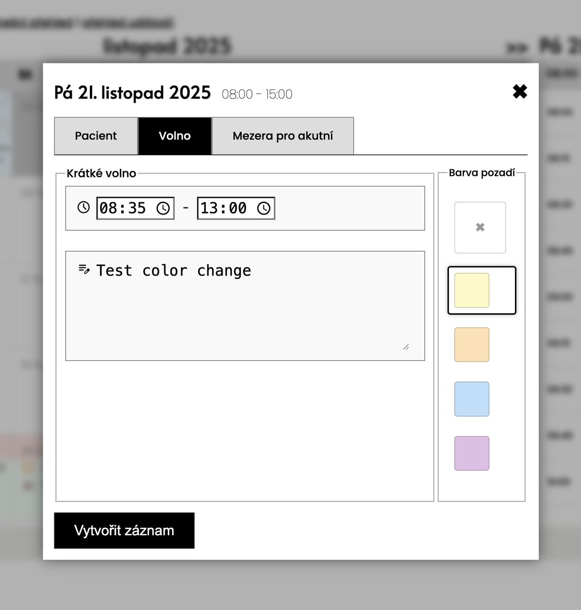 zuboklik's tweet image. Nová funkce v Zuboklik! 🎨 Sestry si teď mohou obarvit své přestávky a dovolené v kalendáři - žlutá, oranžová, modrá nebo fialová. Lepší přehled = efektivnější plánování. 😊
