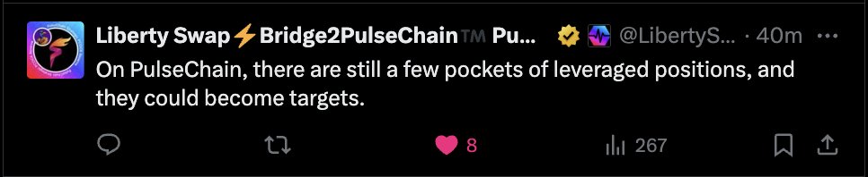 DcentraliseMe's tweet image. It’s interesting seeing Liberty Swap - and now Richard himself - warning about leveraged positions and Recovery Mode today.

On #PulseChain, protocols like LiquidLoans enter Recovery Mode if the Total Collateral Ratio (TCR) drops below 150%.
That’s when vaults under 150% CR can…