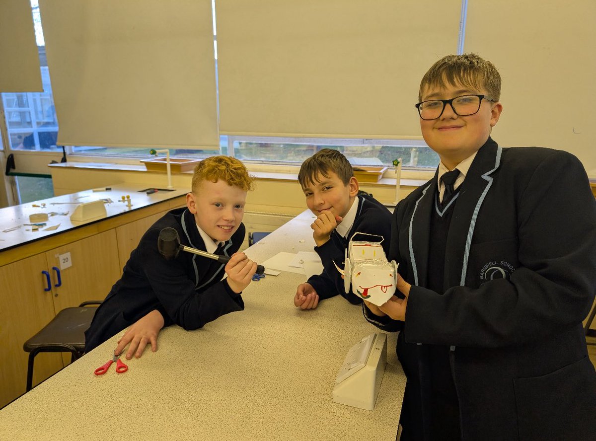 barnwell108's tweet photo. 🚗💨 Year 8 scientists have been designing &amp; building carts for Race to the Line, applying Forces knowledge &amp; showing optimism &amp; respect. 

Thanks to Waste Mission for supporting this STEM challenge! https://t.co/dHU0ej8TU7
