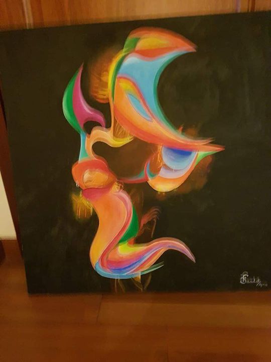 SkyBlueCPCP's tweet photo. Art of the Day! "anguish". Buy at: https://t.co/L3oA17kuVa https://t.co/pkP66522QG