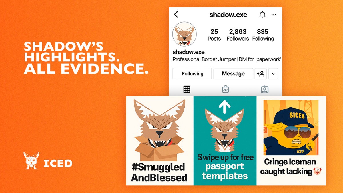 ICEDCoin's tweet image. Shadow brags online.
Trackers scroll.
Iceman screenshots everything.

His IG isn’t evidence for court.
It’s just fuel for the next $ICED burn.

He never gets caught,
but he always gets clipped.