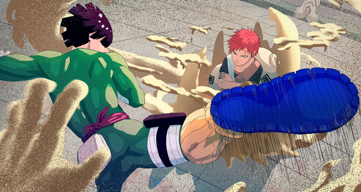 imkapnkat's tweet image. This fight was so legendary that people forgot that Rock Lee lost...