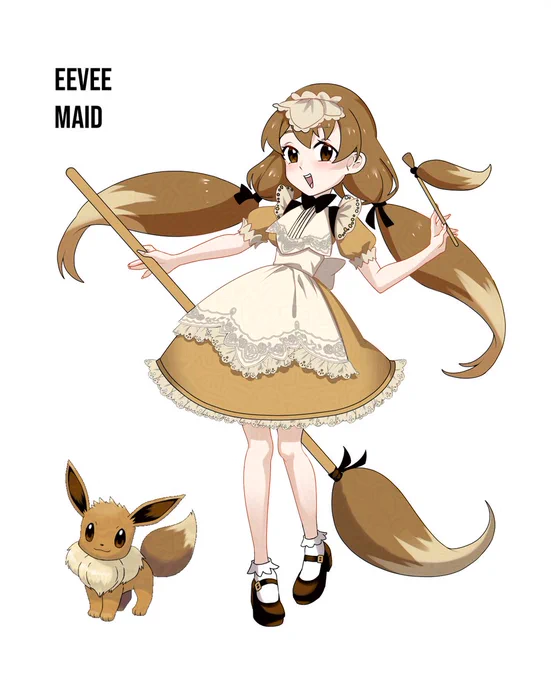 Eeveelution gijinka for #イーブイの日! Which is your favorite?
