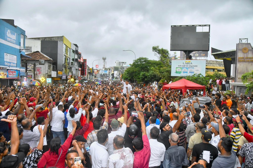 Today’s turnout showed the strength of a nation that refuses to stay anchored. A ship is built not to remain in the harbour but to sail through storms. Thank you to all party leaders, organizers, and everyone who came together with courage and conviction. This is only the first