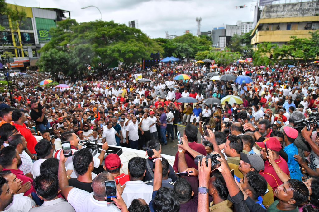 Namal Rajapaksa tweet media