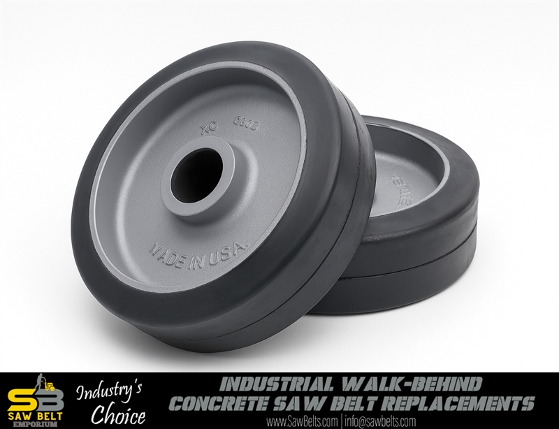 SawBelts's tweet image. Upgrade your cutting game with the 2500873 replacement wheel! 💪 With a 10&quot; diameter &amp;amp; 3&quot; rubber tread, it&apos;s built for tough concrete jobs. Fits Core Cut &amp;amp; Diamond Products saws like CC7172, CC6540E &amp;amp; more! #ConcreteCutting #Tools 🛠️