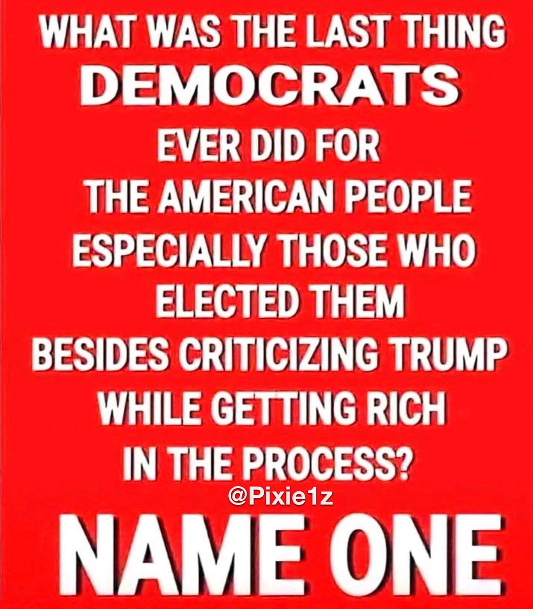 I can't think of one thing.