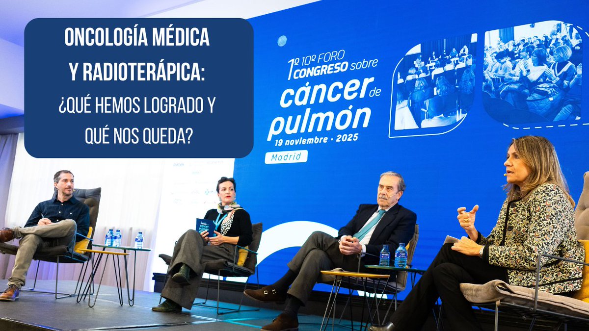 🔵🫁 ¿Te perdiste el 1º Congreso sobre #CáncerdePulmón que organizamos junto a <a href="/FundacionMQI/">Fundación MÁS QUE IDEAS</a>?

➡️ Ya tenemos disponible el vídeo sobre 'Oncología médica y radioterápica: ¿qué hemos logrado y qué nos queda?'

👉 Con el apoyo de <a href="/gecp_org/">Grupo Español de Cáncer de Pulmón</a> y <a href="/SEOR_ESP/">SEOR.es</a>

▶️ youtu.be/TfOU4KcBdGA?si…