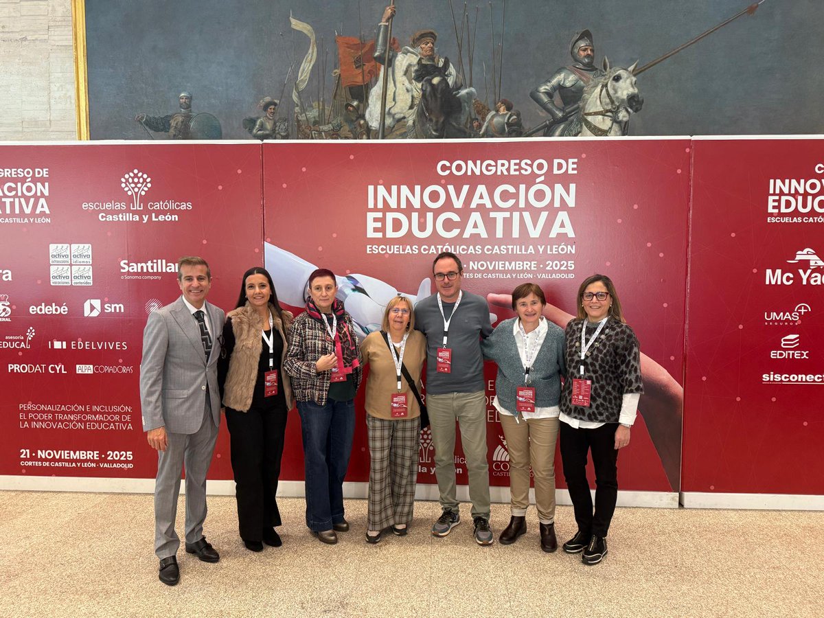 FE_Escolapias's tweet image. Participamos en el Congreso de Escuelas Católicas de Castilla y León sobre Innovación Educativa. El uso de la IA en el proceso de enseñanza aprendizaje. #formacion #IA #pensamientocritico #Gemini3 #despega #hagamosECOescolapias @EscolapiasSoria @FE_Escolapias