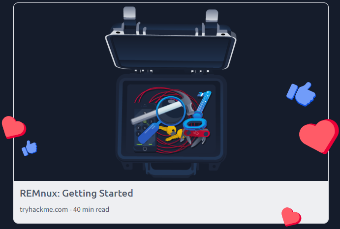RohitVishw54326's tweet image. ✅ Completed the REMnux: Getting Started lab on @TryHackMe!
Learned the fundamentals of malware analysis &amp;amp; reverse engineering using REMnux 🔍#CyberSecurity #TryHackMe #MalwareAnalysis #BlueTeam @anand114bug   @CyberMindSpace  @rikki59845