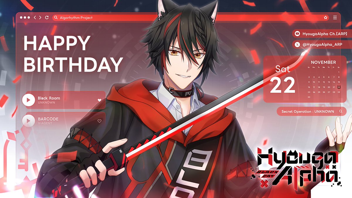 ARP_Vtuber's tweet image. 🐈‍⬛HAPPY HYOUGA DAY🐈‍⬛

สุขสันต์วันเกิด @HyougaAlpha_ARP
 
เจ้าแมวดำแสนน่ารัก สุดยอดนัก IT แห่งเอราพี รู้ตัวอีกทีก็มีโมเดล 3D มายืนน่ารักใส่ทุกคนสะแล้ว

มาร่วมฉลองวันเกิดกับคุณเฮียวกะได้วันนี้ 20:00 น.
youtube.com/live/jQmpUMdP_…

#HBDHYOUGA2025 #HyougaAlpha #ARProject