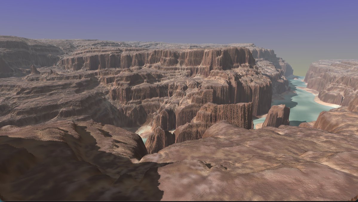 SebAaltonen's tweet image. And we have shadows!

Using the ancient horizon trace algorithm. 

I wrote the same algorithm to a customer already 25 years ago when I was licensing my first renderer during my university studies (Frozenbyte, Nitro FX, and couple other dead studios).