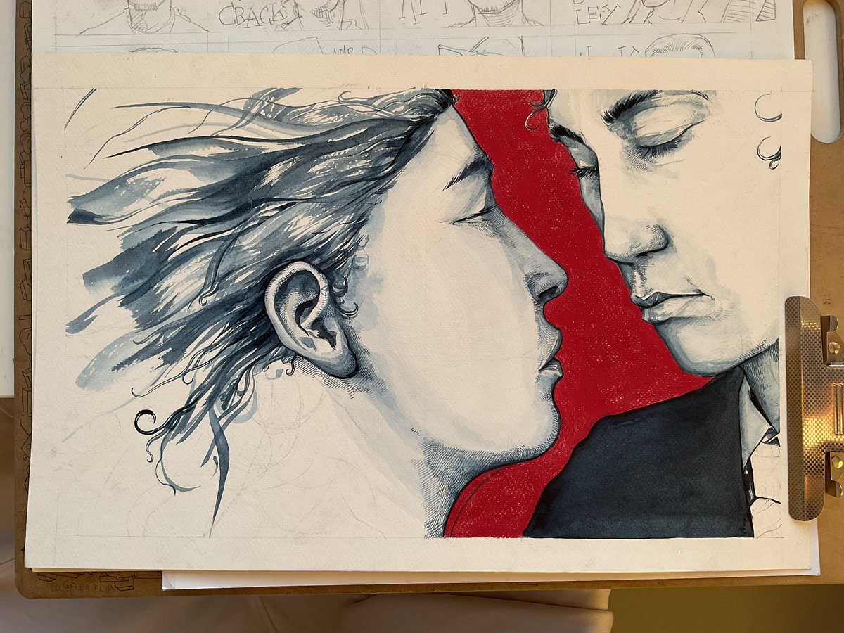 Wip nouveau dessin inspiré d’un roman de Murakami