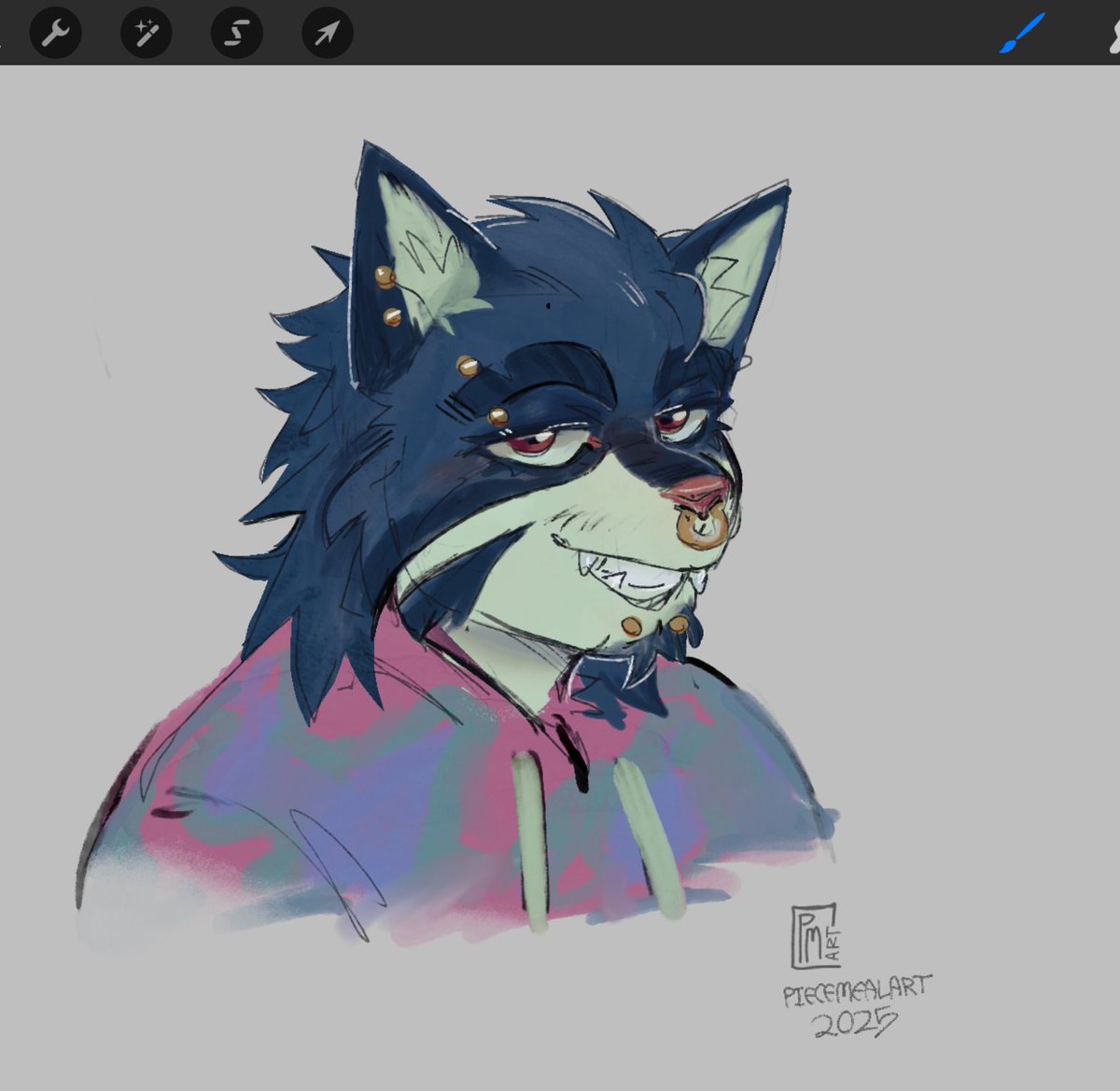 Piecemealart's tweet photo. doodle for @queerestkitty https://t.co/815GtLcjeR