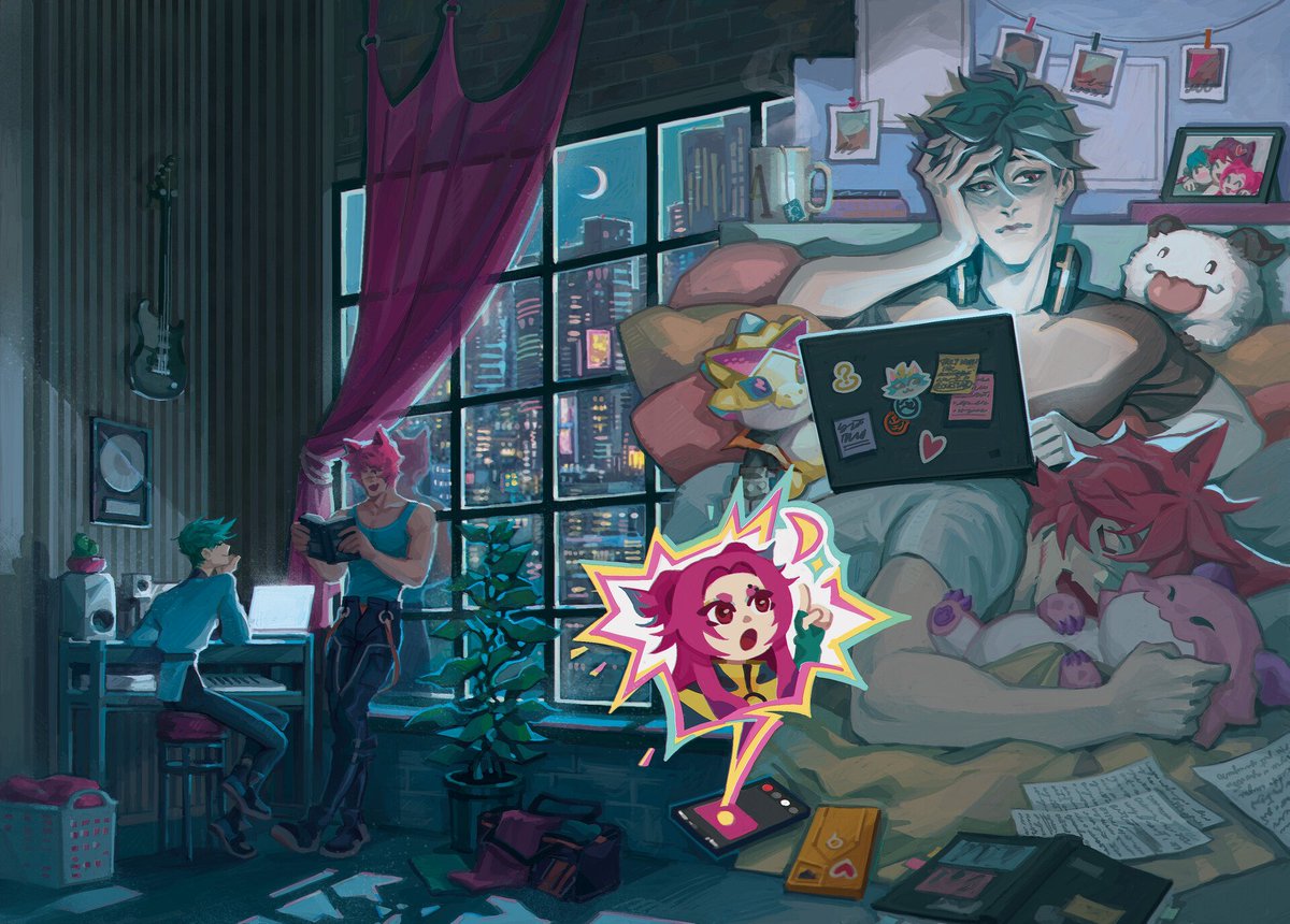 "Late Night"
~by: Tatiana Pershakova
#sett #aphelios #settphel