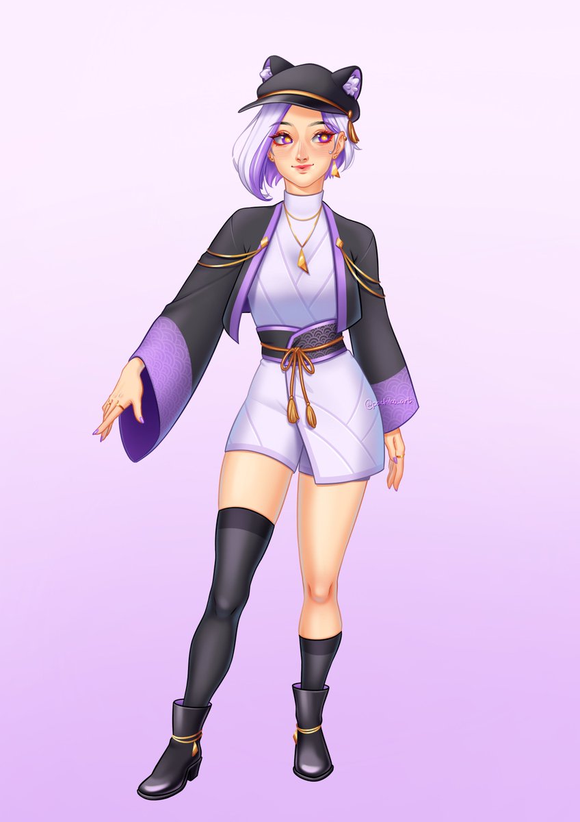 Re-designed my #artsona a bit after 4 or 5 years