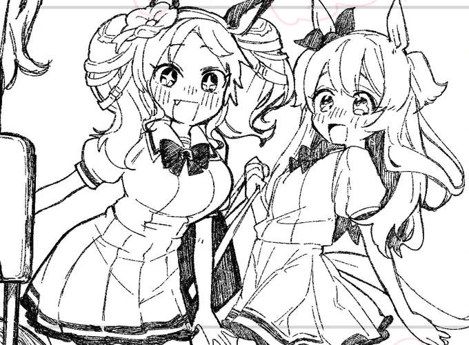 3年前の絵らしいけどかわいい(マベマヤ) 