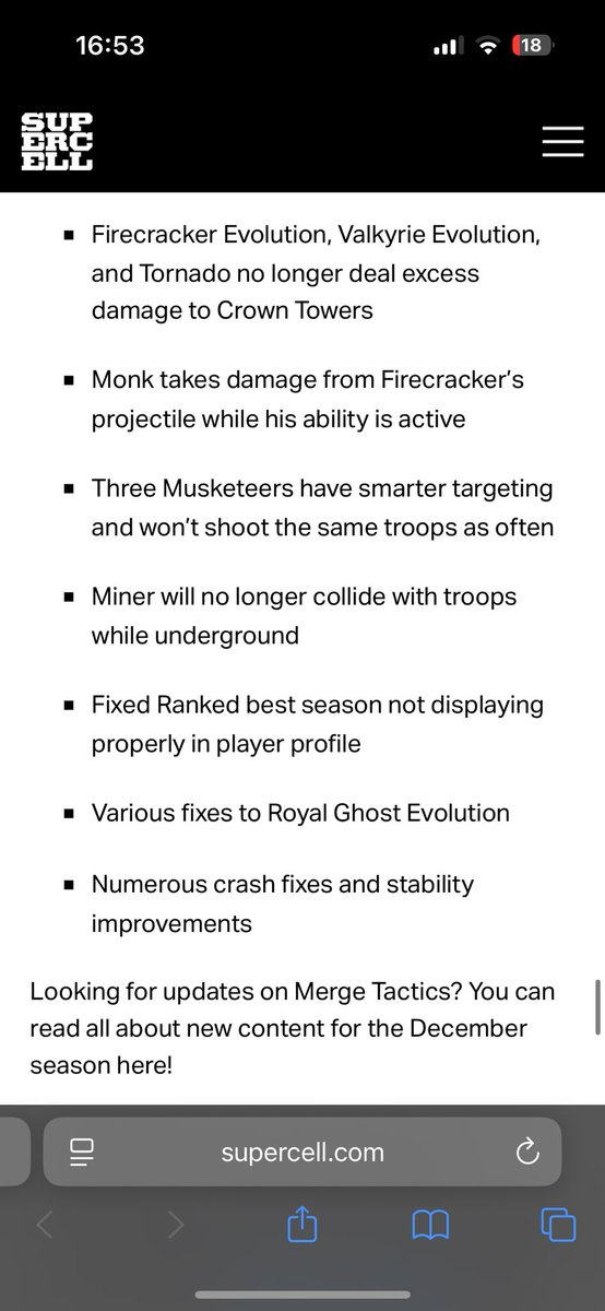 One positive thing about this update.. they’re fixing the best season glitch