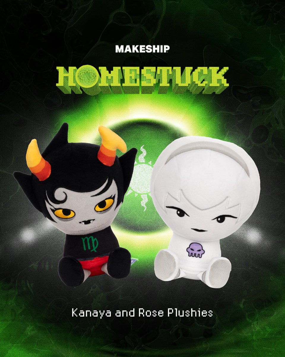 💚💜 Rose and Kanaya are now LIVE on Makeship!!! 💜💚

If you're subscribed to Makeship's email listing, keep your eyes peeled at your inbox to get an early special VIP code to Makeship's Black Friday sale a week early! 👀