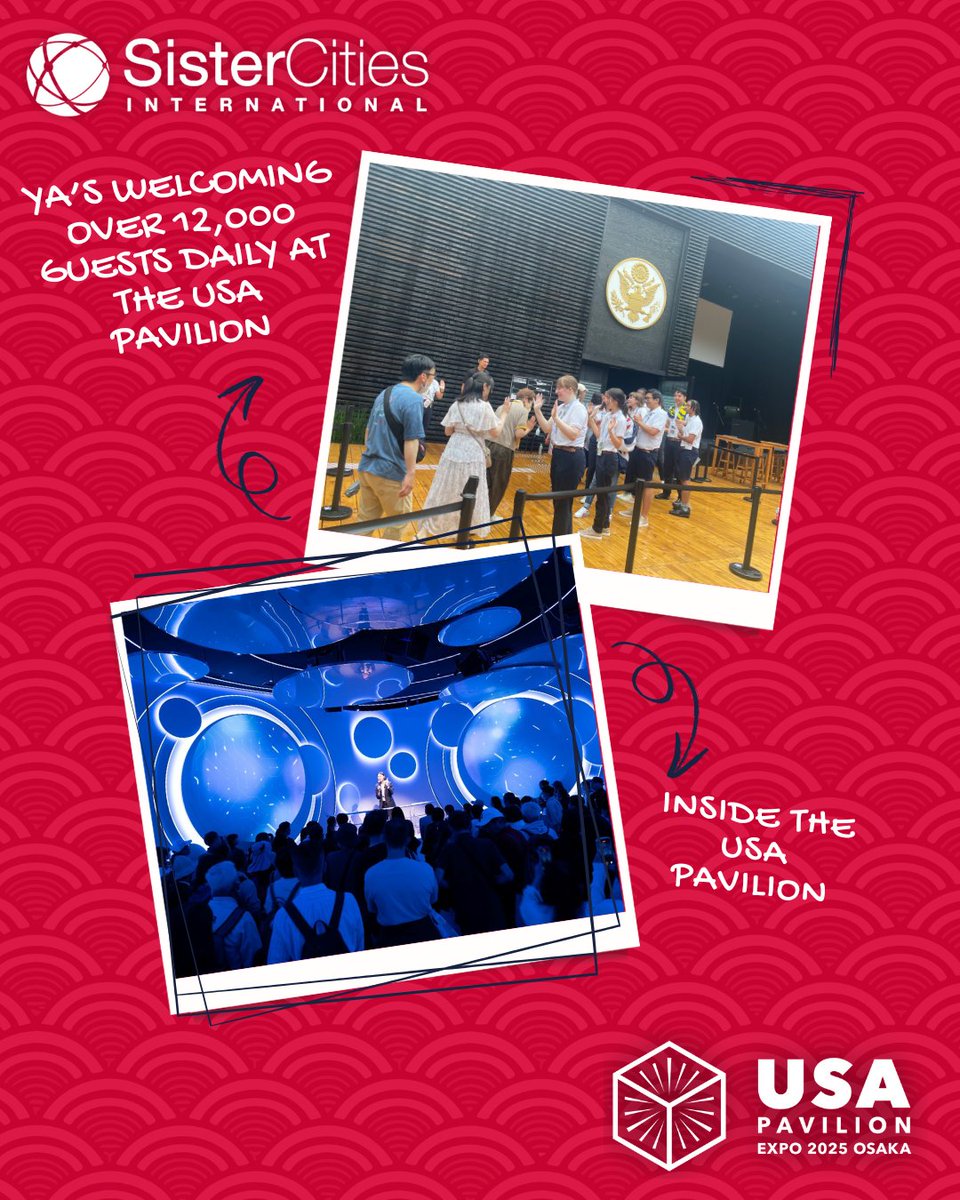 ポ*ト様 SisterCities INTERNATLONALアメリカパビリオン Sister Cities International (@SisterCitiesInt) / Posts / X