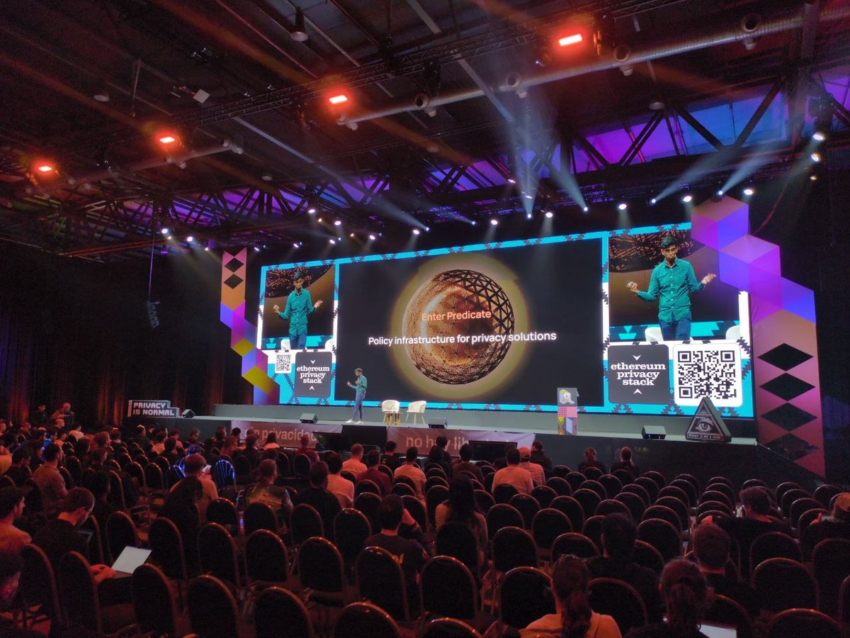 0xPredicate's tweet image. Incredible session to end the week in Buenos Aires.

Compliance + Privacy is possible now with Predicate programmable policy, live with projects like @AleoHQ, @intmaxIO, @aztecnetwork, and more.