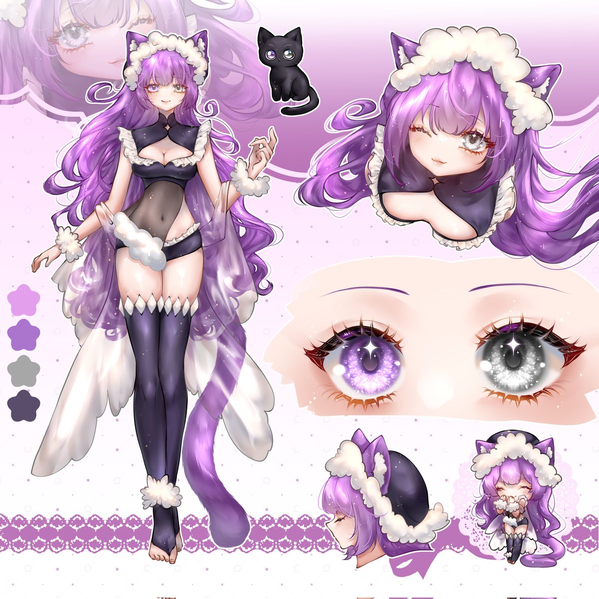 shiraishi_yoki's tweet image. Reference sheet commission for @kishuura 🫶❤️ thanks for ordering from me 🥹🥹🥹
.
.
#reference #referencesheet #ref #oc #anime #animeoc #art #animeart #vtuber #vtuberoc #characterdesign