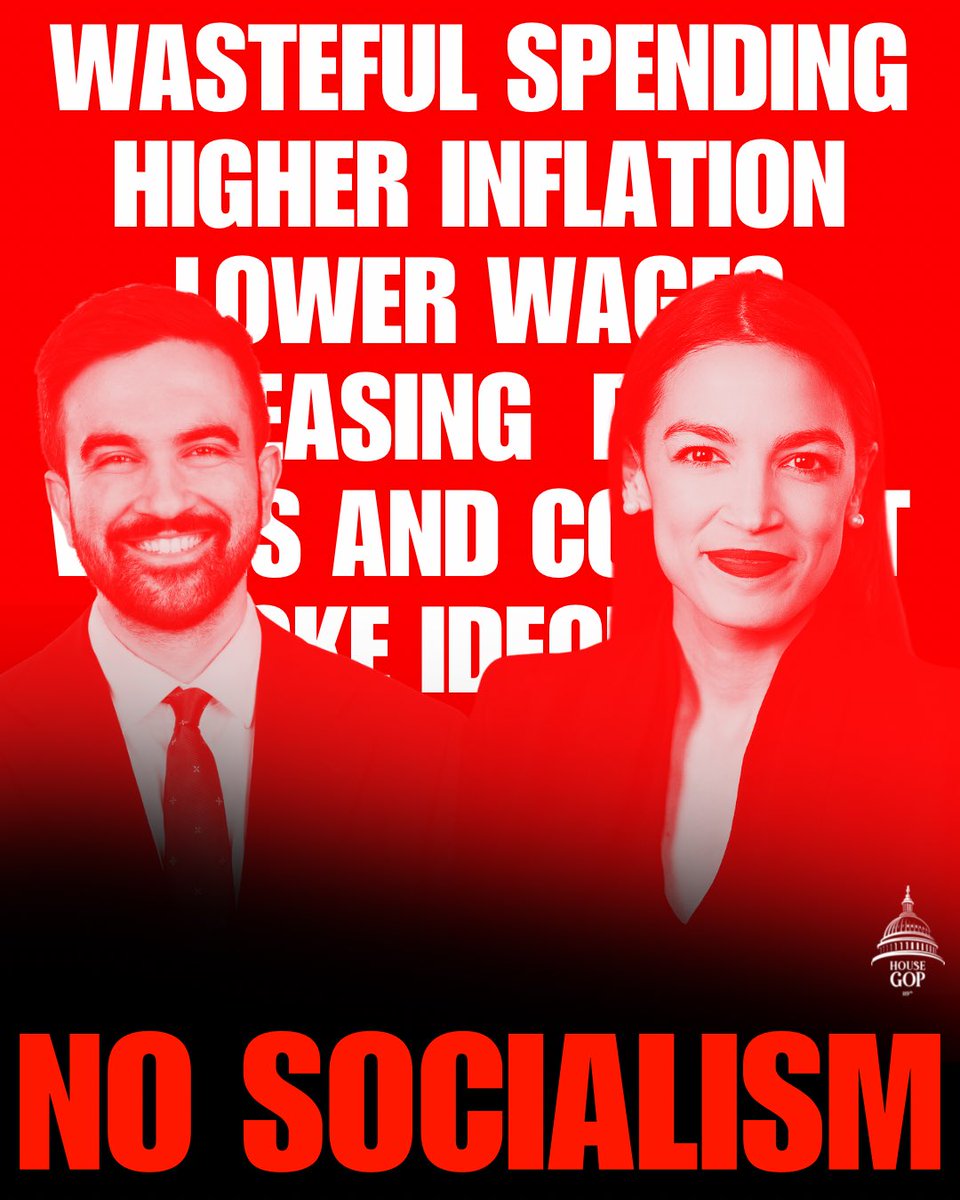 HouseGOP's tweet image. Socialism has NO PLACE in America 🇺🇸

Today, House Republicans were PROUD to support a measure REJECTING socialism and all the lies of socialists.

Thank you to @RepMariaSalazar for introducing H. Con. Res. 58 to DENOUNCE SOCIALISM!