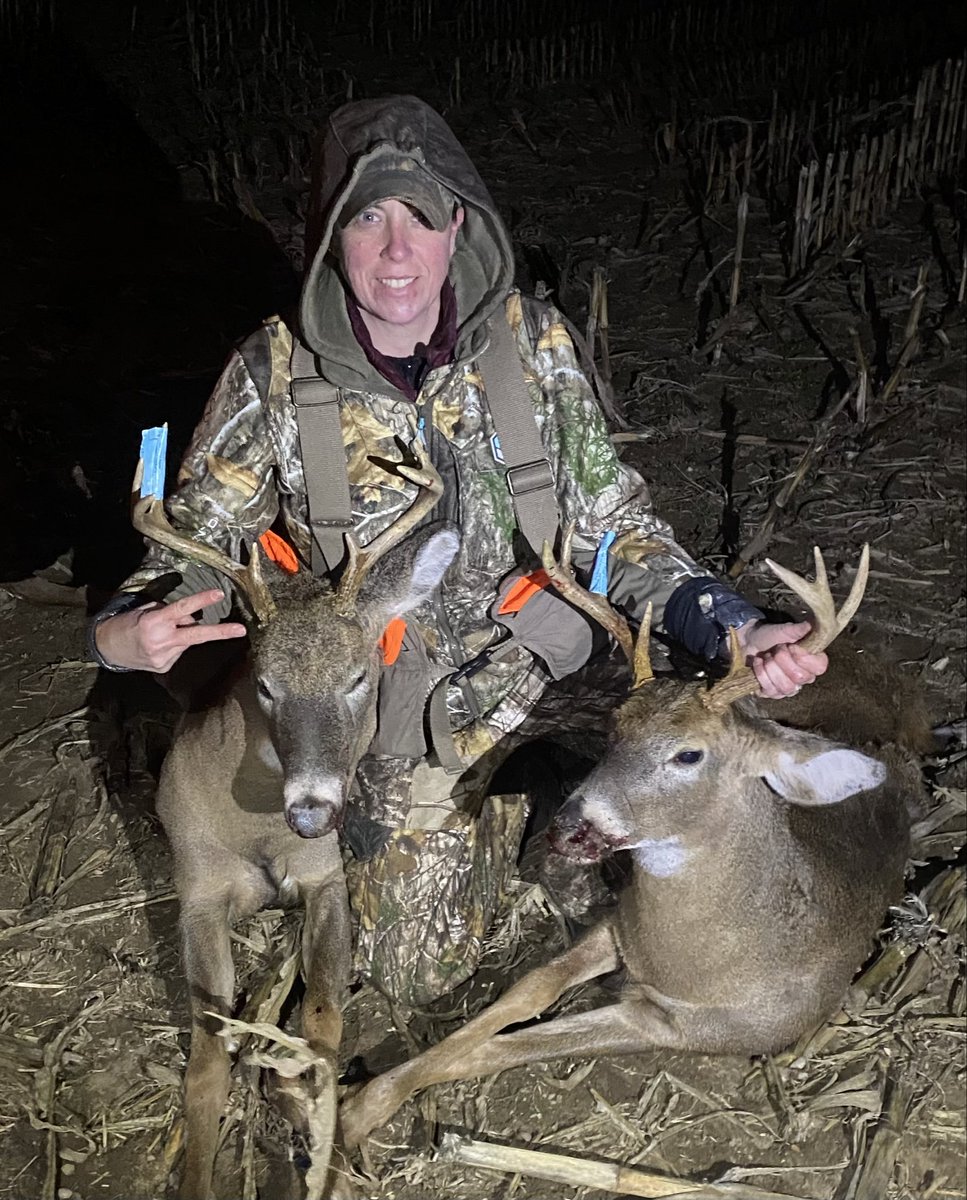 MullettNic222's tweet image. Ok. I wasn’t going to post because of all the hate but IDC anymore! This is me! I’ve been hunting for over 20 years with my husband and we have not purchased red meat from the store since. We have been blessed to fill the freezer every year. Opening night 11/15/2025 tagged out!