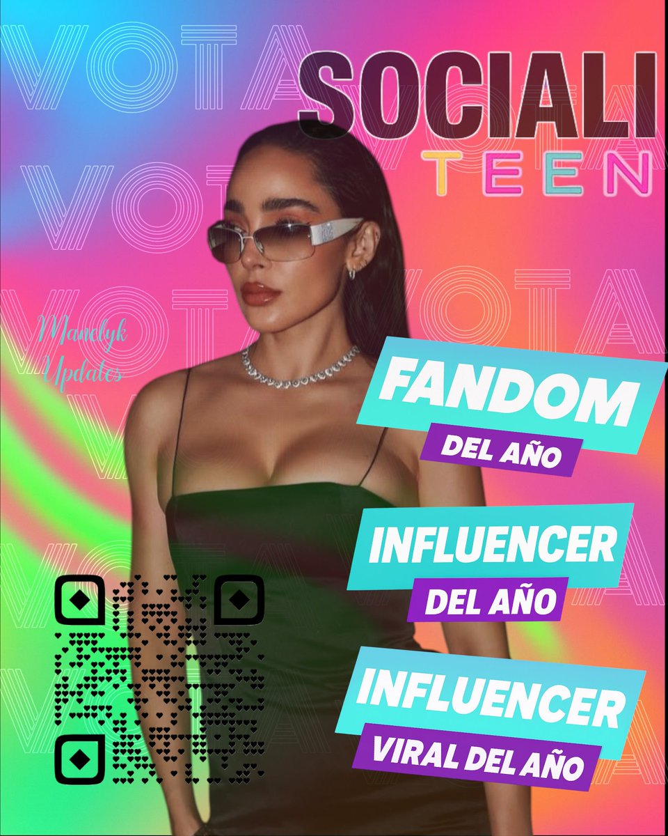 ManeUpdates's tweet image. Buenos días, good morning, bonjour🐦 Feliz viernes✨

Seguimos votando prenominaciones @sociali_teen 

Escanea el QR👇
Y recuerda votar aquí en X posteando las 3 categorías:

@sociali_teen #ManelykGB Fandom del Año (Pajaritxs)

¡A darle con #BirdPower! 🐦💥

#ManelykGonzalez