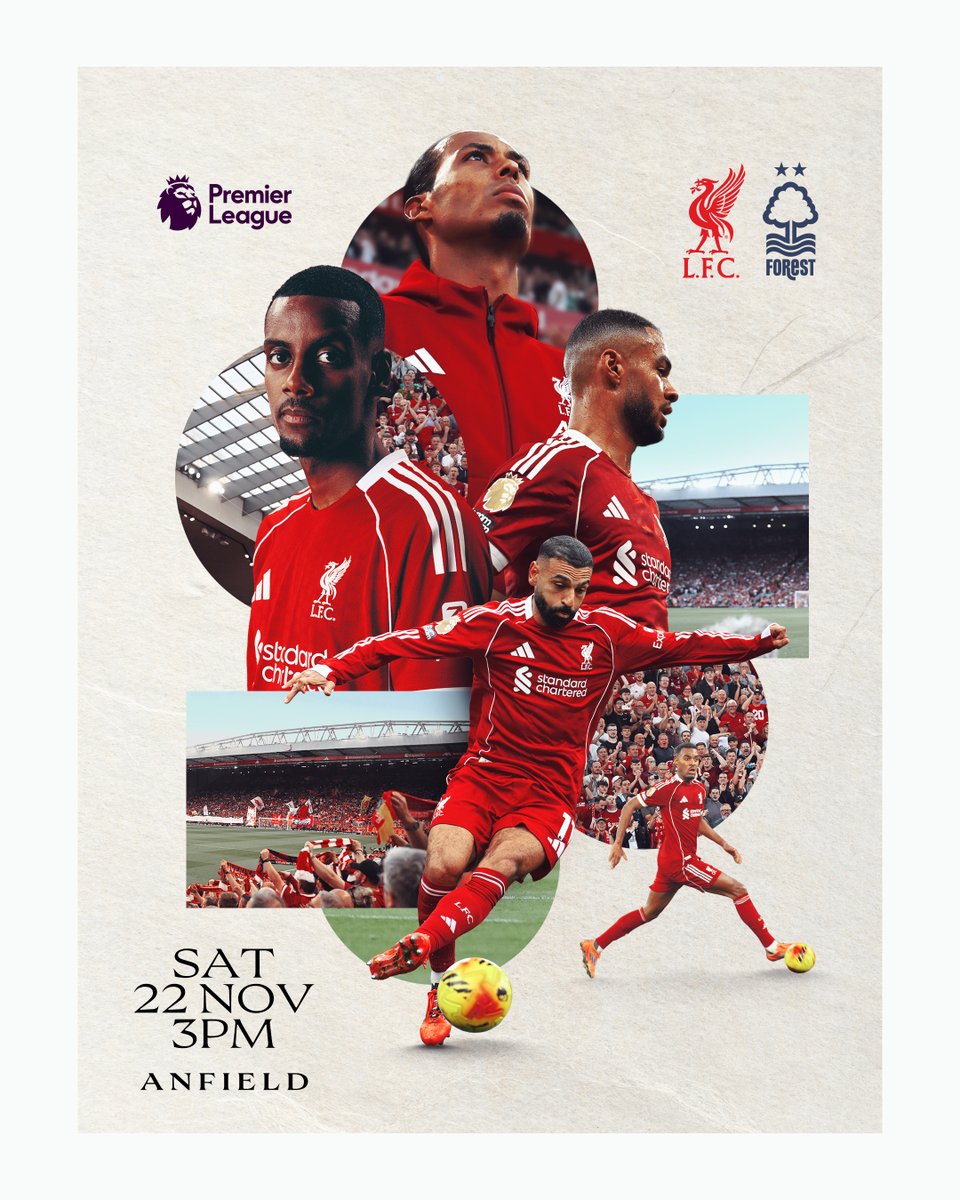 🔴 MATCHDAY 🔴

The Reds return to action with a Premier League match-up at Anfield ✊ #LIVNFO