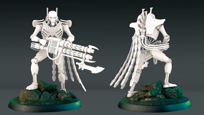 WillsWills16442's tweet image. Necron Royal Warden   painted and printed figure.
#necronroyalwarden
#printedmodel