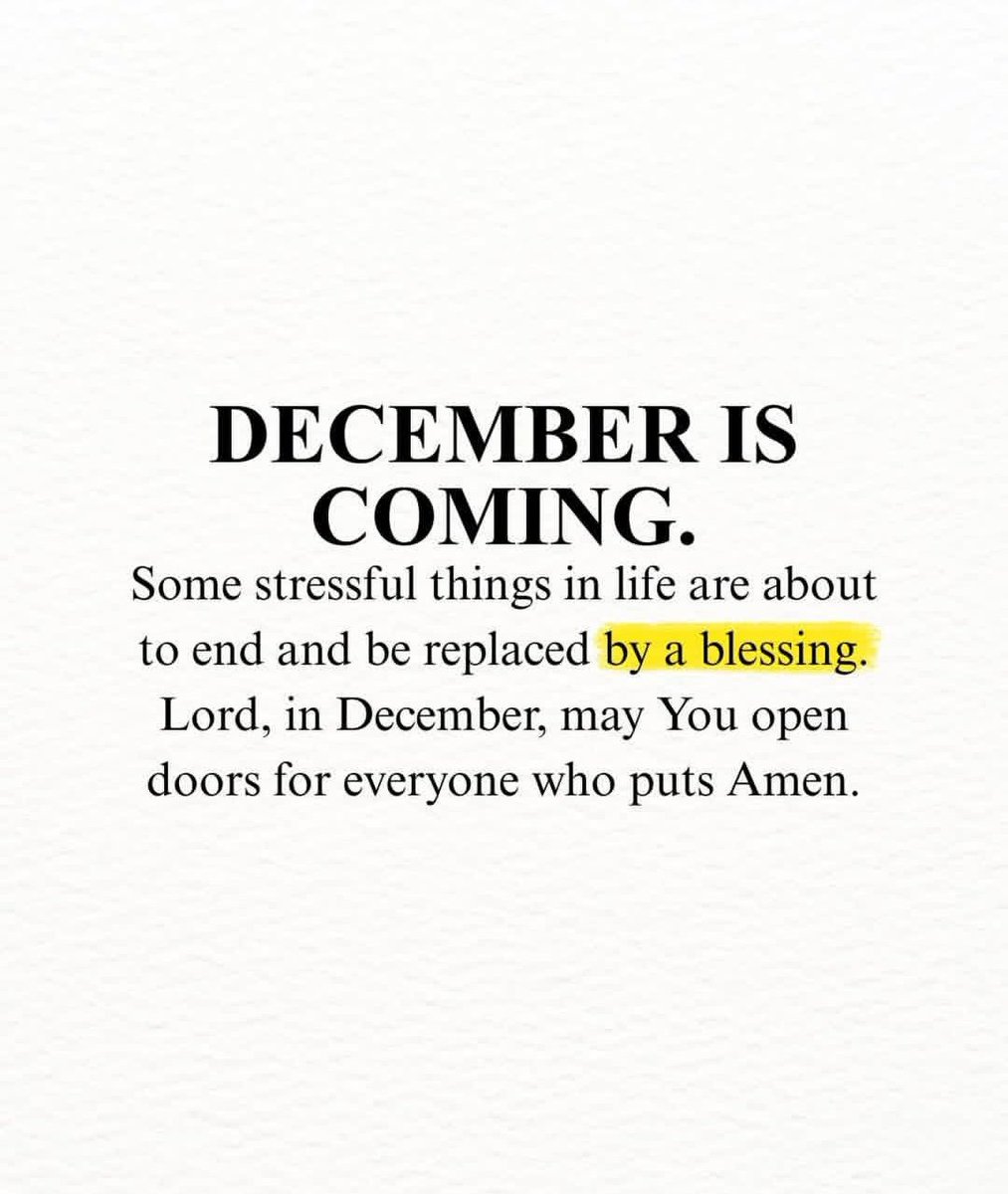 December is coming