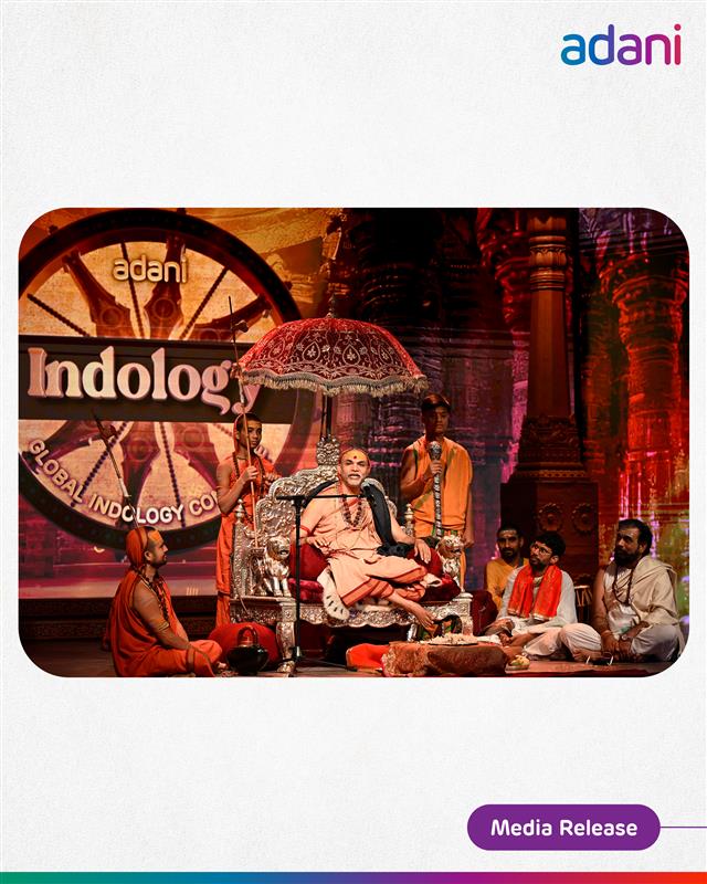 AdaniOnline's tweet image. The Adani Group, in collaboration with the Ministry of Education&apos;s Indian Knowledge Systems (IKS), hosted the inaugural Global Indology Conclave in Ahmedabad, where Chairman Gautam Adani announced a landmark Rs. 100 crore contribution towards building the Bharat Knowledge Graph.…