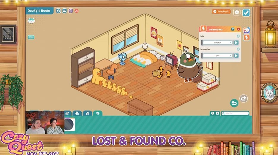 _LostAndFoundCo's tweet image. Happy to be featured as small part of Cozy Quest 2025, thanks to the amazing team at @WeAreSecretMode for playing the game live on the official event stream! 🐥💛

Watch the stream archive here:
youtu.be/iFNUQzyP2is?si…