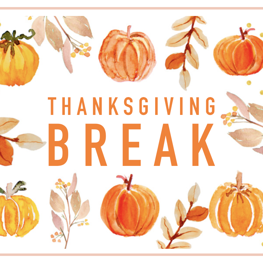 🧡 Calendar Reminder 🧡

There will be no school from November 26th to November 28th. 

#ModelMustang