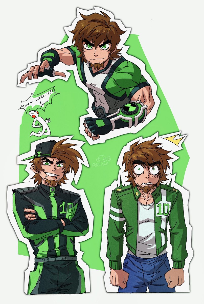 D3liball's tweet image. #5yl #ben10
I&apos;m trying to get more familiar with drawing Ben. 
5yl Ben is my favorite Ben across all the Ben 10 series. Thanks to Ink Tank for creating such an adorable design.😋
