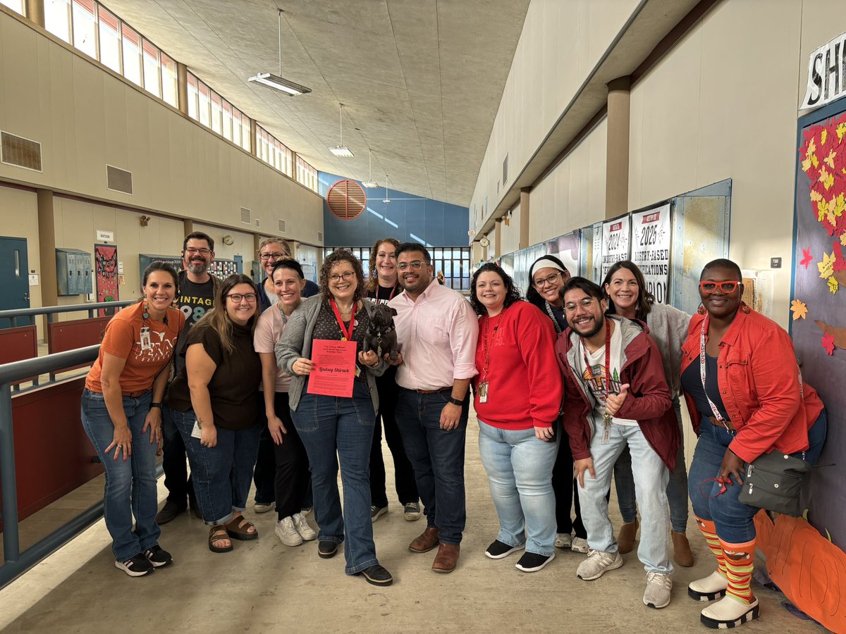 AISDBowie's tweet photo. Each month Bowie recognizes a teacher that goes above and beyond for our students! Our November Top Dawg teacher is Lindsey Shirack, our wonderful yearbook sponsor!! Congratulations! @AISDBowie https://t.co/SI1IK6pw9P