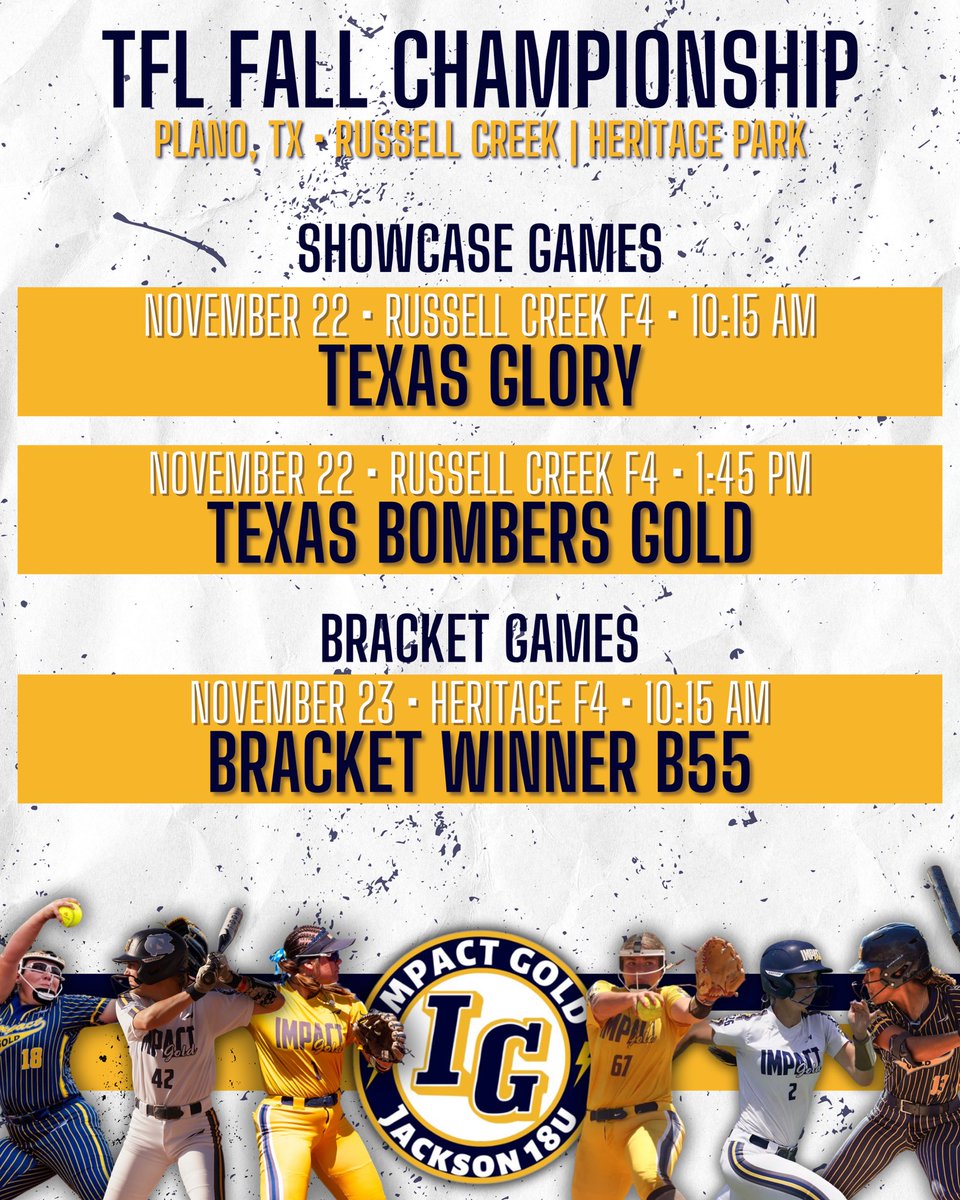 Impact Gold Jackson 18U🥎 tweet media