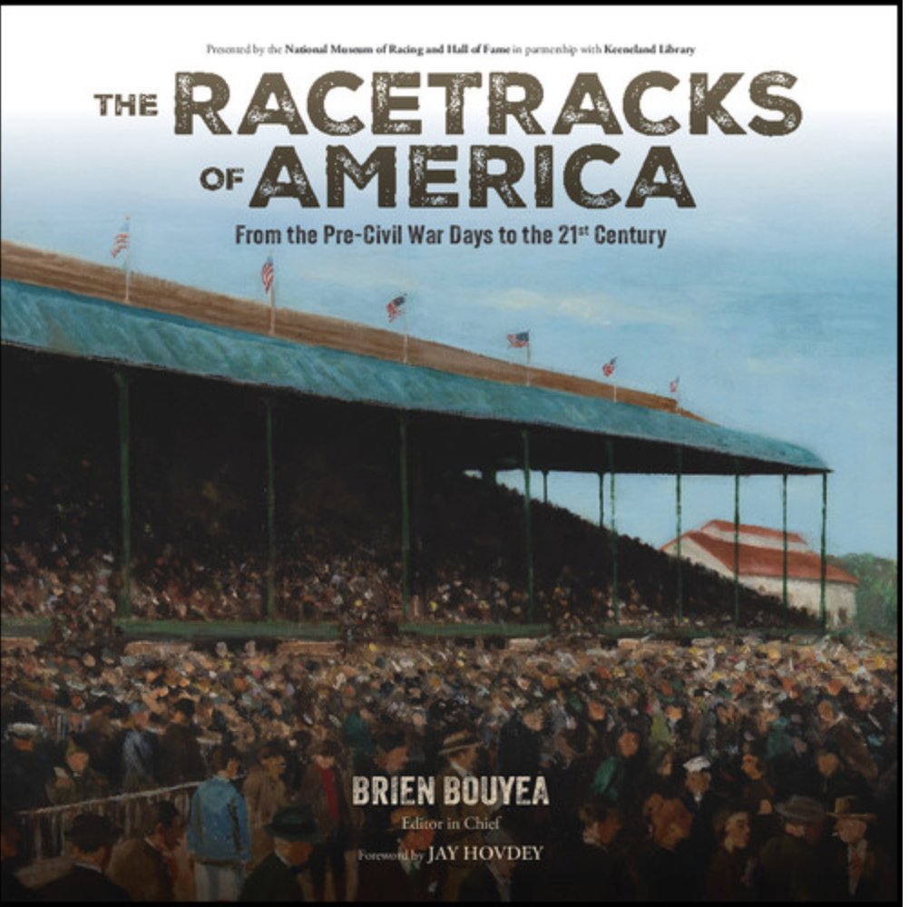 As <a href="/AwayTheyGo/">Rick Hammerle</a> visits from <a href="/nmrhof/">National Museum of Racing and Hall of Fame</a>, here's Brien Bouyea's 'Racetracks' chronicling the sport's majestic venues thru writing of <a href="/MBlowen/">Michael Blowen</a>, <a href="/bySeanClancy/">Sean Clancy</a>, <a href="/singmysongbird/">Mary Eddy🏇🏼</a>, <a href="/DRFGrening/">David Grening</a>, <a href="/JayHovdey/">Jay Hovdey</a> <a href="/TheSirBarton/">Jennifer S. Kelly</a>, <a href="/BH_BKing/">Byron King</a>, <a href="/jayprivman/">Jay Privman</a>, <a href="/DRFRusso/">Nicole Russo</a>, many more. racingmuseum.mybigcommerce.com/the-racetracks…