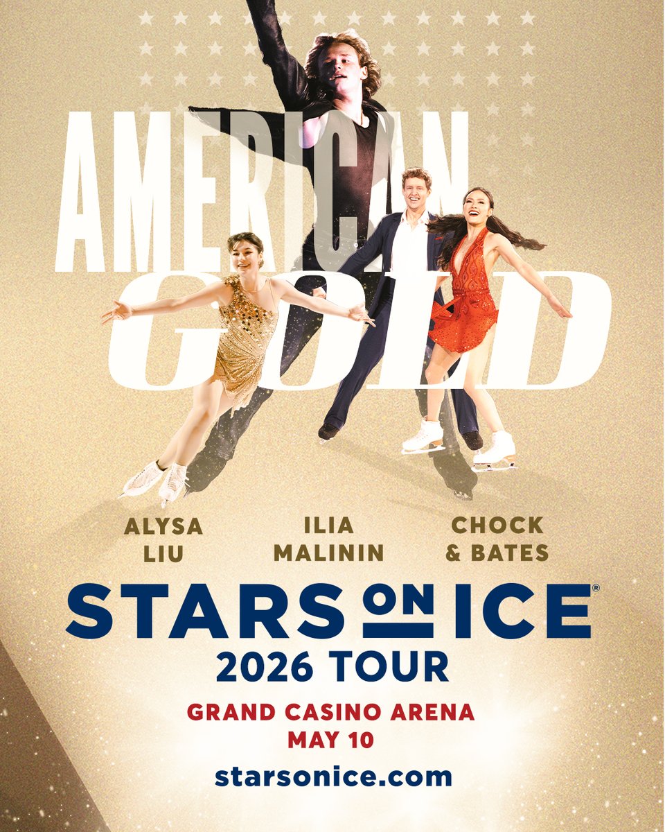 ON SALE NOW: Alex Warren, Meghan Trainor, and Stars on Ice are coming to Grand Casino Arena in 2026!

Get your tickets NOW: bit.ly/3XMGqKN