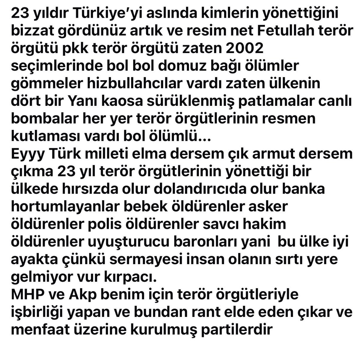 Bu ülkeyi 23 yıldır aslında kimlerin yönettiğini gördünüz terör örgütüyle işbirliği yapanlar askerlerimizi şehit edenler aslında Akp ve MHP ta kendisi başka sözüm yok  #GSvGB #chp #akp #mhp #iyiparti